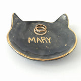 Personalized Kitty Jewelry Dish MuddyHeart