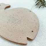 Personalized Whale Child Ornament MuddyHeart