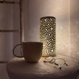 Handmade Textured Carved Lines Mug