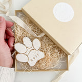 Pet Paw Personalized Ornament