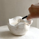 Handmade Ruffled Edge Vessel candle | Hand-poured Vanilla Soy Candle