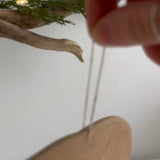 Personalized Bear Stoneware Ornament | Custom Name Baby Keepsake