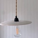 Wide Ceramic Pendant Light | Handmade Lighting
