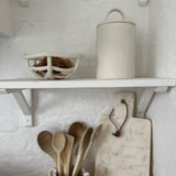 Handled Ceramic Kitchen Canisters | Long-Arch Lid