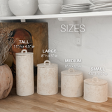 Ceramic Kitchen Canisters | Handmade Storage in 18 Neutral Tones