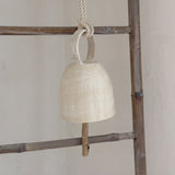 Handled Ceramic Wish Bell with Foraged Wood Knocker