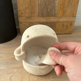 Handmade Ceramic Salt Monster - Simon Salt Cellar