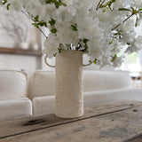 Handmade Tall Handle Ceramic Vessel