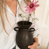 Handmade Handle Unearthed Ceramic Vase