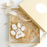Pet Paw Personalized Ornament