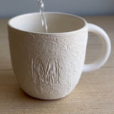 Deep Textured Personalized Mug