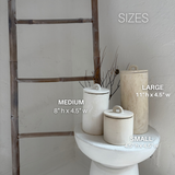 Handmade Customizable Ceramic Canisters