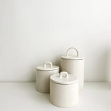 Modern ceramic storage jars for stylish kitchen decor