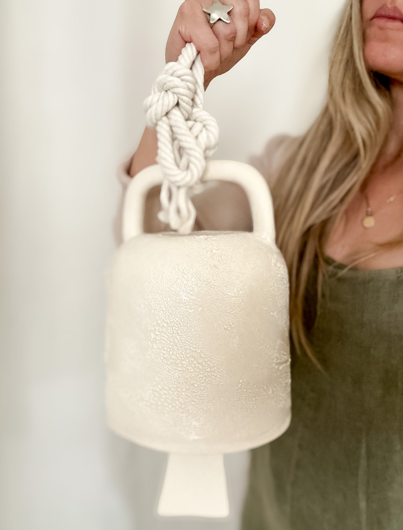 Barrel Bell | Handmade Ceramic Bell for Porch & Entryway Decor – MuddyHeart