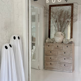 BOO Stoneware Halloween Garland -Handmade Ceramic Neutral Halloween Decor
