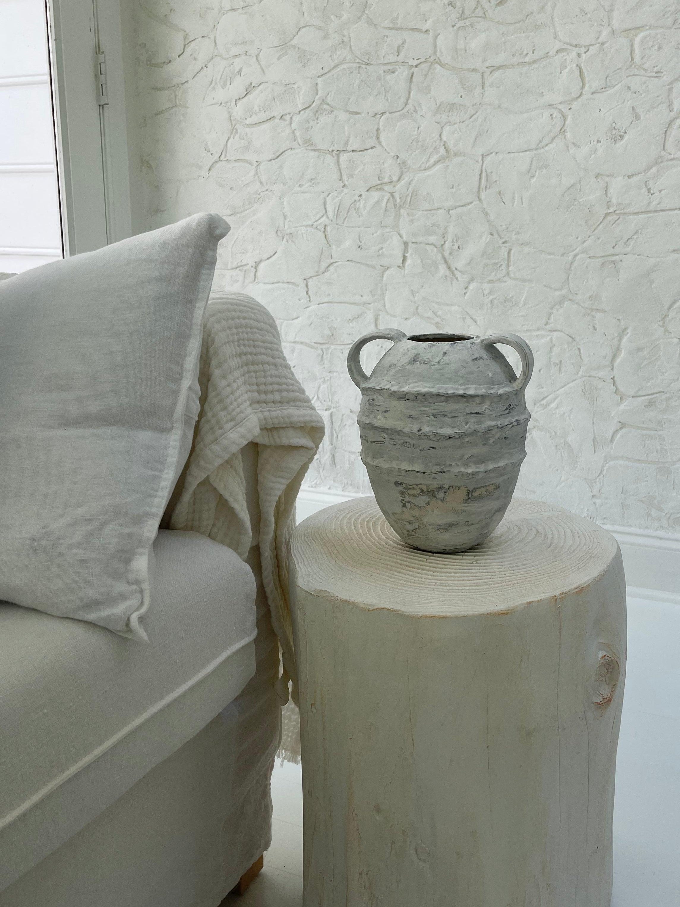 Tall Banded Olive Jar MuddyHeart