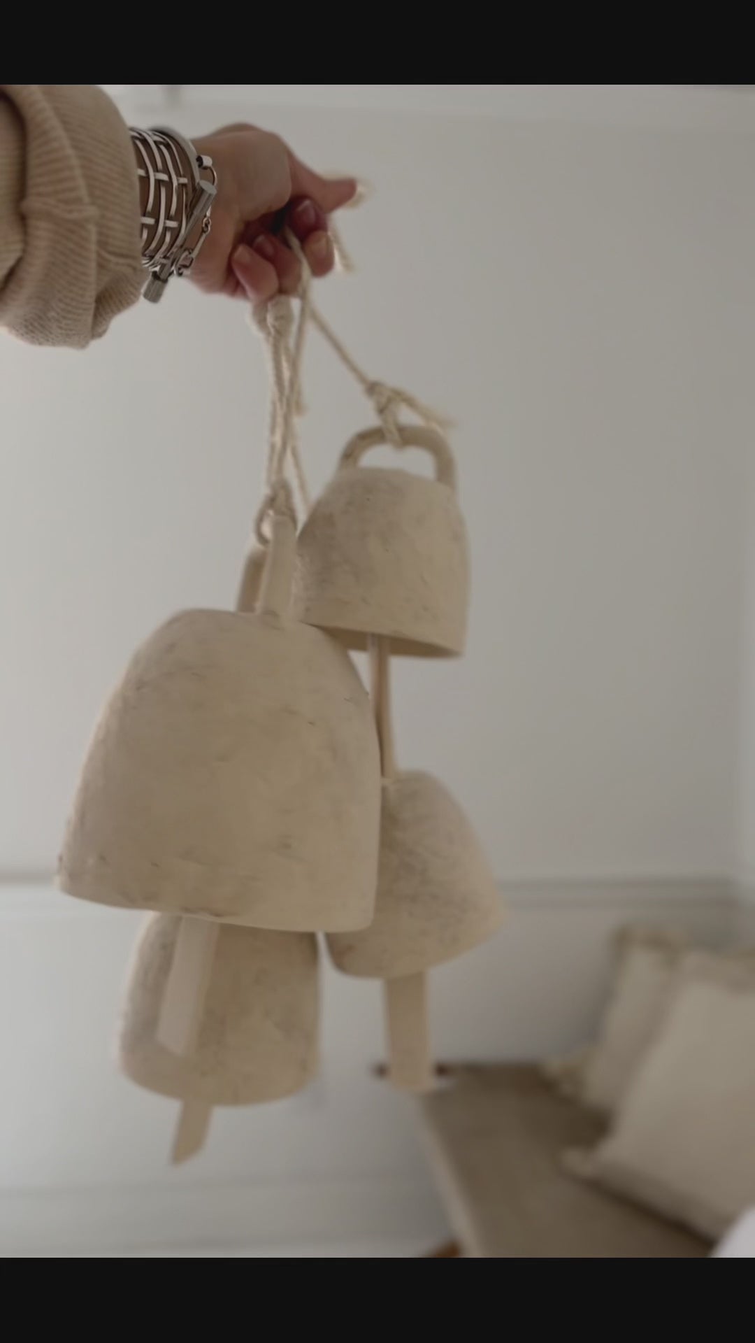 Wish Bell | Handmade Ceramic Bell for Home & Garden Decor – MuddyHeart