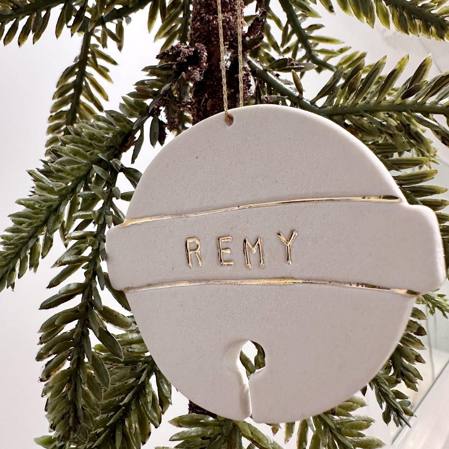 Bell Personalized Porcelain Ornament - MuddyHeartMuddyHeartHoliday