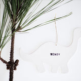 Dinosaur Personalized Ornament - MuddyHeartMuddyHeartHoliday