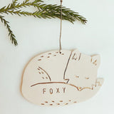Fox Personalized Ornament - MuddyHeartMuddyHeartHoliday