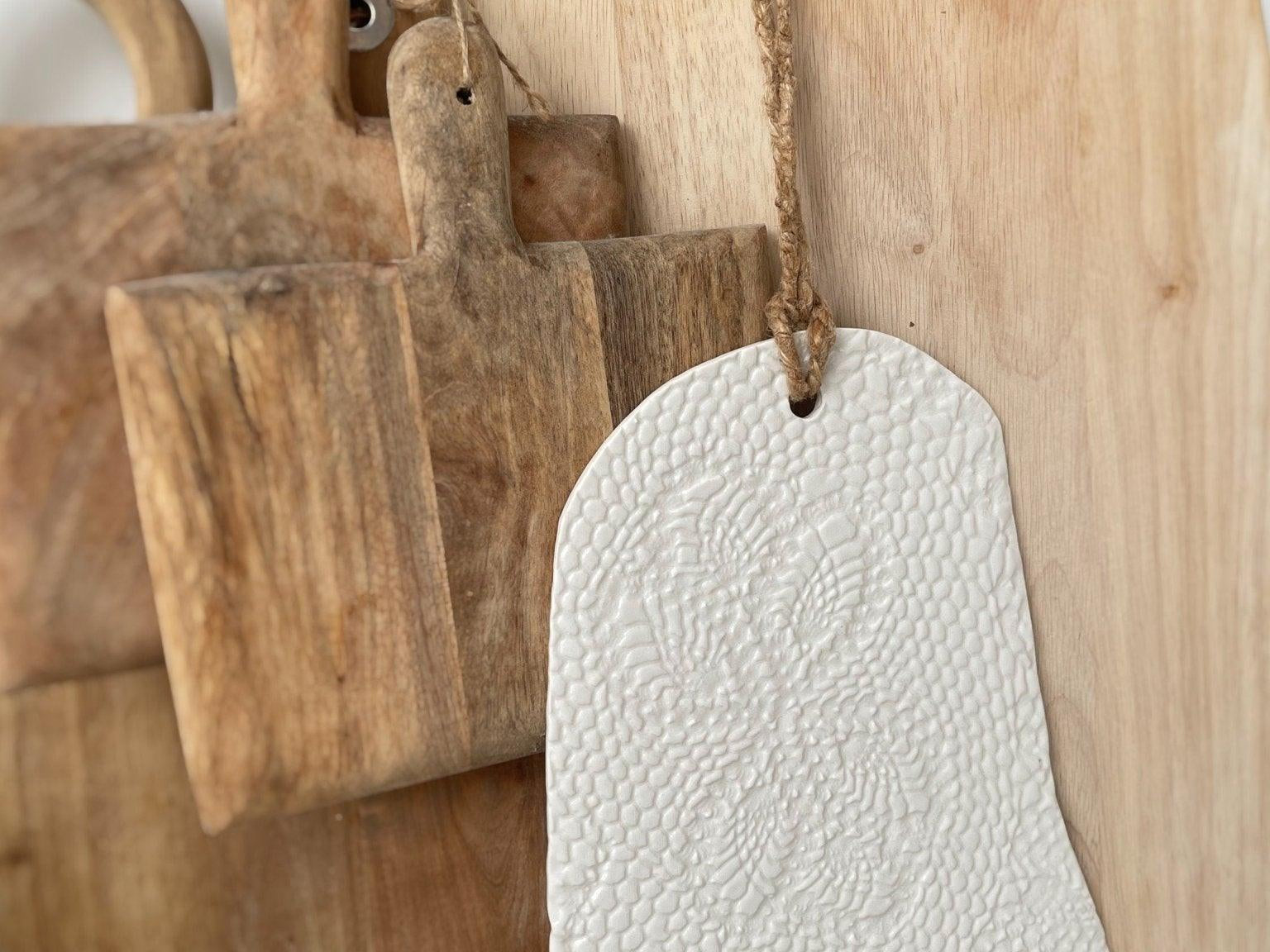 Lace Textured Cheeseboard MuddyHeart