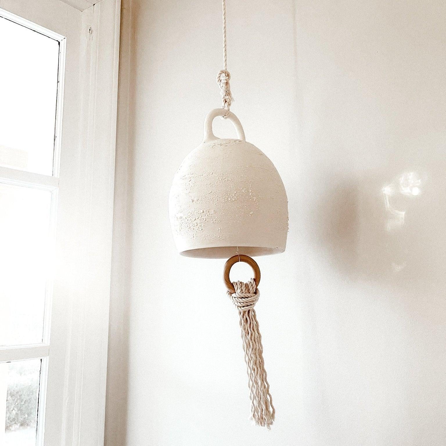 Large Curved Ceramic Bell - MuddyHeartMuddyHeart