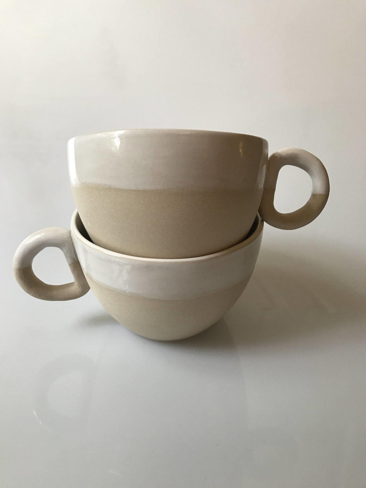 Natural Mug Modern Minimal MuddyHeart
