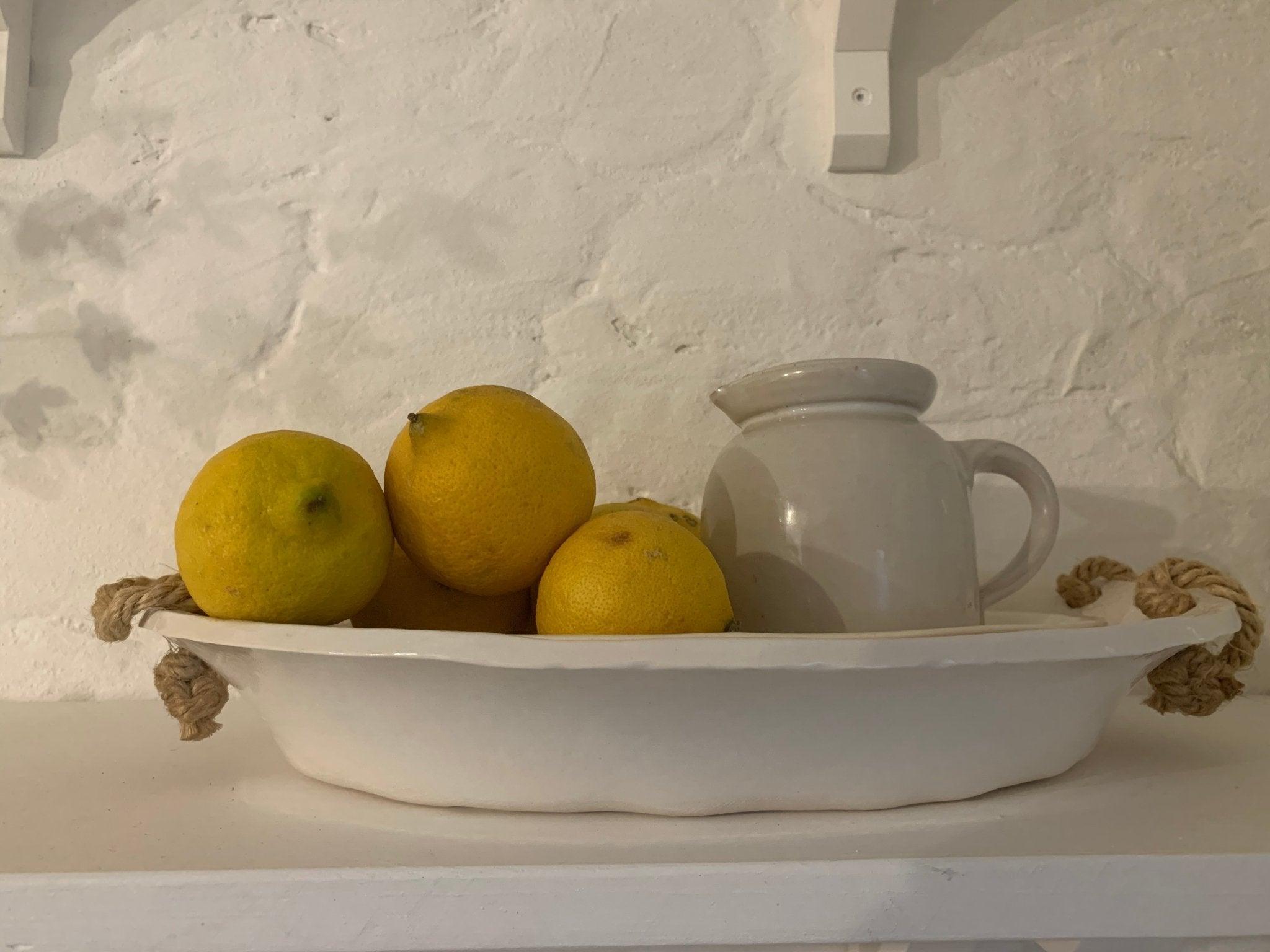 Oval Linen Platter MuddyHeart