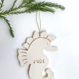 Seahorse Personalized Ornament - MuddyHeartMuddyHeartHoliday